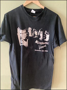 T-Shirt: The Venue, London - 26.11.1982 (front)